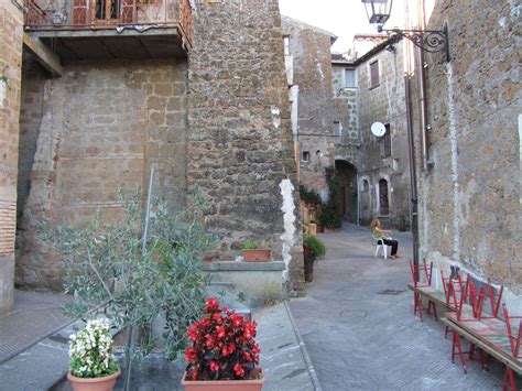 The italian village of Corchiano, Viterbo in Lazio, Italy 